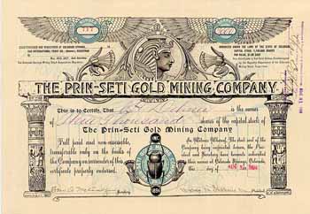 Prin-Seti Gold Mining Co.