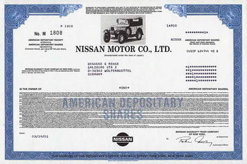Nissan Motor Co. Ltd.