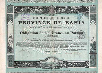 Province de Bahia Emprunt 5 %