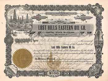Lost Hills Eastern Oil Co.