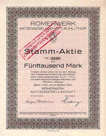 Römerwerk AG