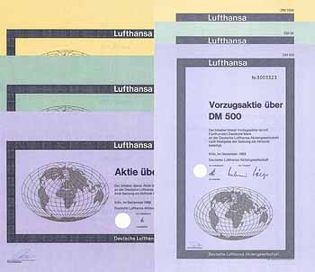 Deutsche Lufthansa AG (7 Stücke)