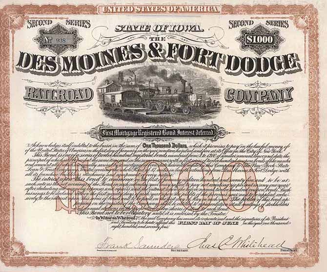 Des Moines & Fort Dodge Railroad