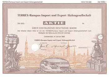 TERREX-Rumpus Import und Export AG