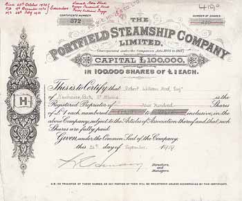 Portfield Steamship Co.