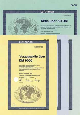 Deutsche Lufthansa AG (5 Stücke)