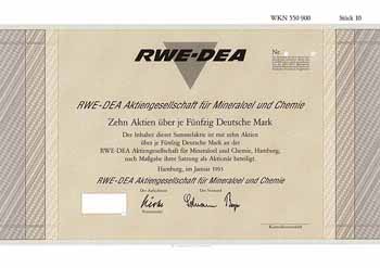 RWE-DEA AG für Mineraloel und Chemie