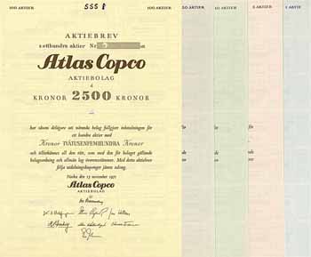 Atlas Copco AB (5 Stücke)
