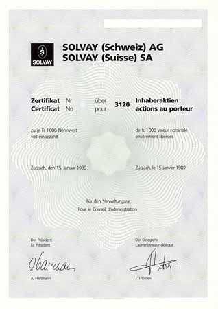 Solvay (Schweiz) AG
