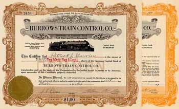 Burrows Train Controll Co. (2 Stücke)