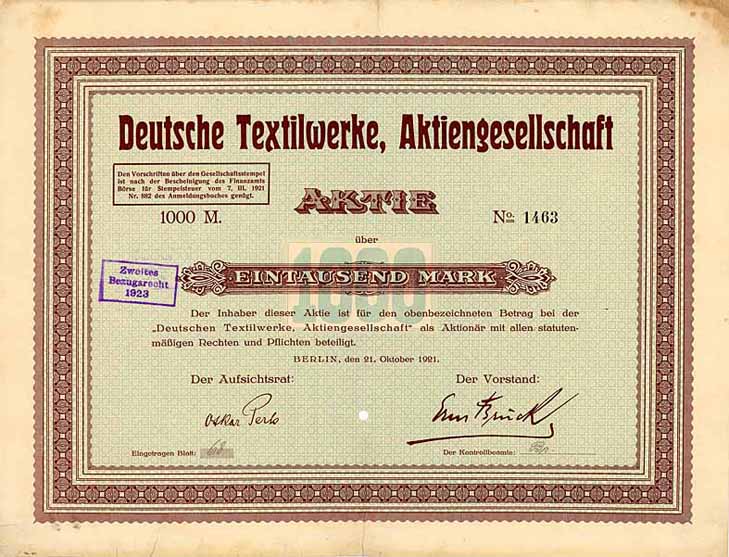 Deutsche Textilwerke AG