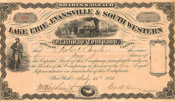 Lake Erie, Evansville & South Western Railway