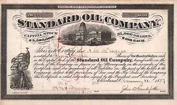 Standard Oil Company (OU John D. Rockefeller, Henry M. Flagler & Jabez A. Bostwick)