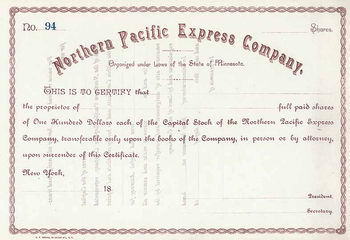 Northern Pacific Express Co.