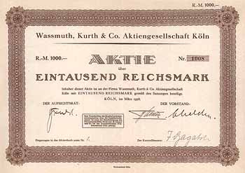 Wassmuth, Kurth & Co. AG