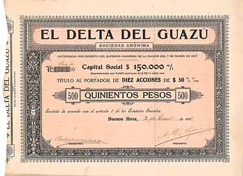 El Delta del Guazu S.A.