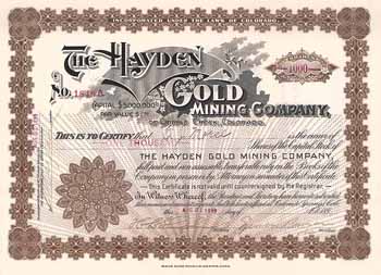 Hayden Gold Mining Co.