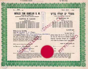 Mifalei Yam Hamelah B. M. (Dead Sea Works Ltd)