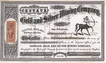 Centaur Gold and Silver Mining Co.