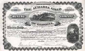 Auraria Gold Mining Co. of Georgia