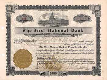 First National Bank of Kitzmillerville