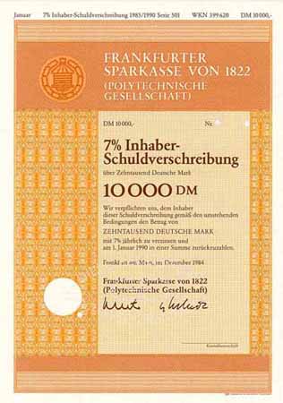 Frankfurter Sparkasse von 1822