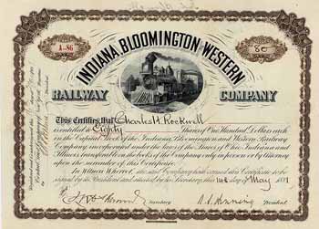 Indianapolis, Bloomington & Western Railway
