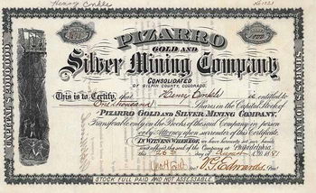 Pizarro Gold and Silver Mining Co.