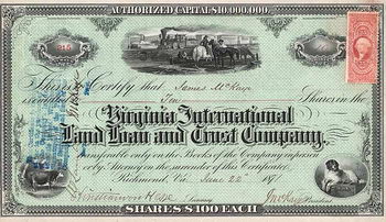 Virginia International Land Loan and Trust Co