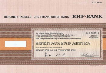 Berliner Handels- und Frankfurter Bank