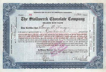 Stollwerck Chocolate Co.