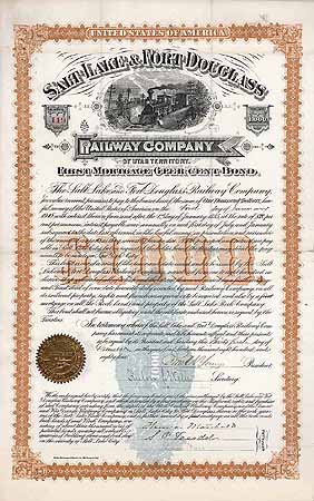 Salt Lake & Fort Douglass Railway Co. (Utah)