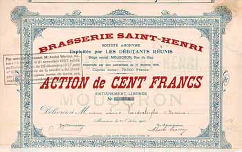 Brasserie Saint-Henri S.A.