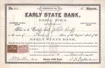 Early State Bank