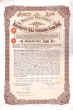 Präsidentschaft Madras - Kallikote Raj