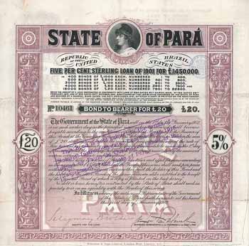 State of Para 5 % Sterling Loan of 1901