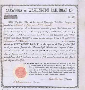 Saratoga & Washington Railroad
