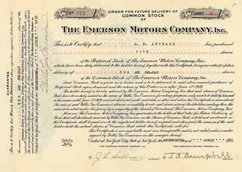 Emerson Motors Co.
