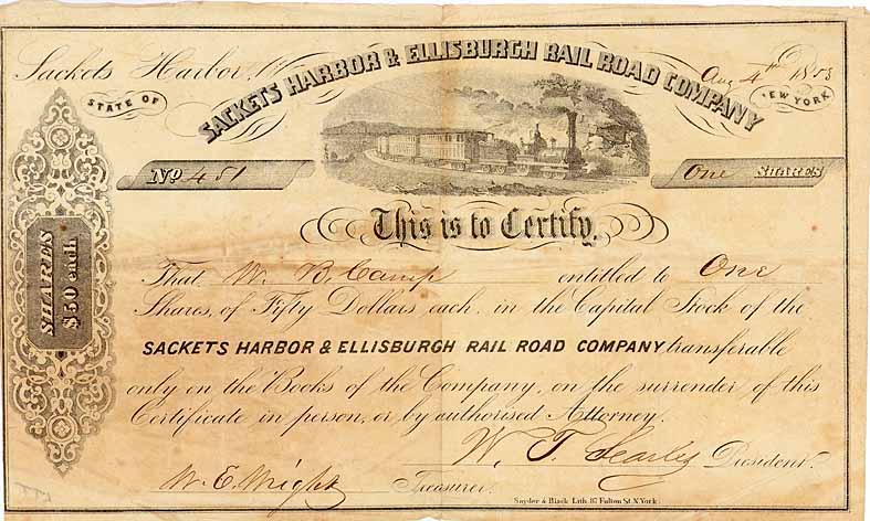 Sackets Harbor & Ellisburgh Railroad