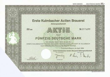 Erste Kulmbacher Actien Brauerei AG