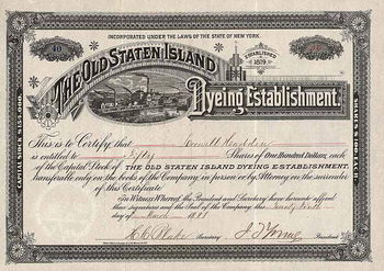 Old Staten Island Dyeing Establishment