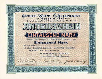 Apollo-Werk C. Allendorf GmbH
