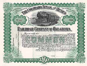 Colorado, Texas & Mexico Railroad Co. of Oklahoma