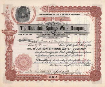 Mountain Springs Water Co.