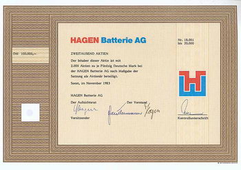HAGEN Batterie AG