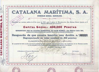 Catalana Maritima S.A.