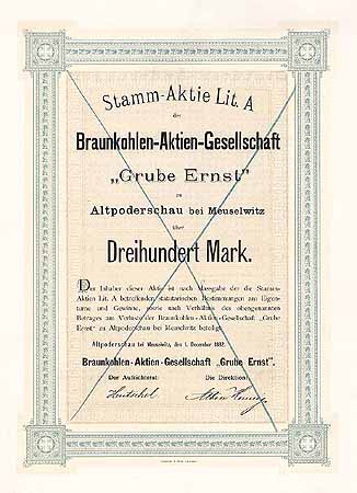 Braunkohlen-AG “Grube Ernst”