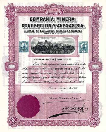Cia. Minera Concepcion y Anexas S.A.
