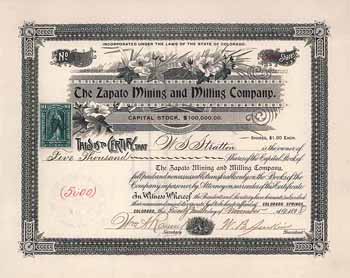 Zapato Mining & Milling Co.