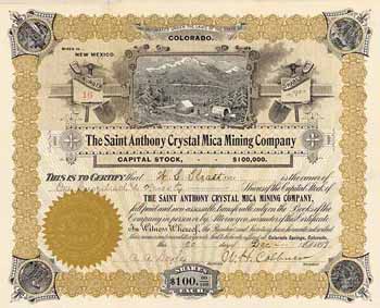 Saint Anthony Crystal Mica Mining Co.